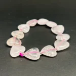Rose Quartz Heart Bracelet